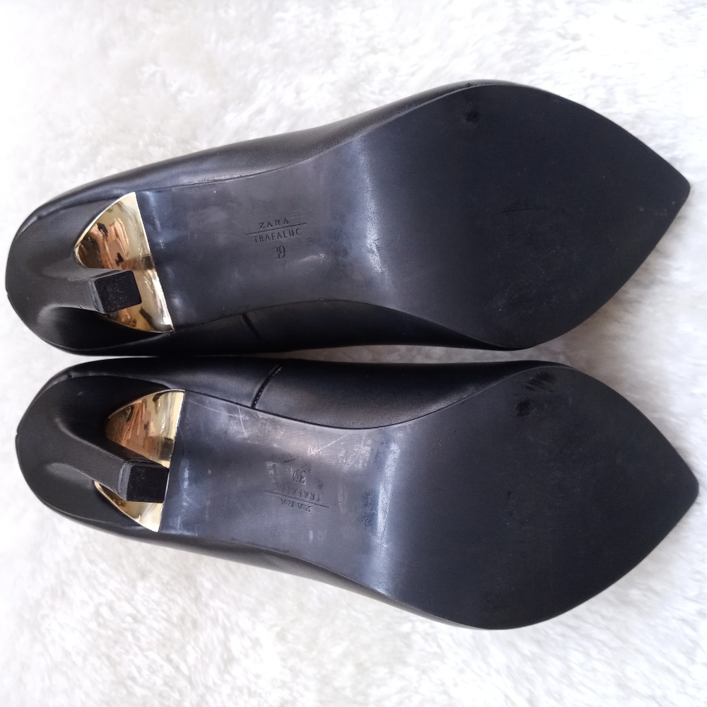 Zara black heels size 9 - Picture 8 of 11